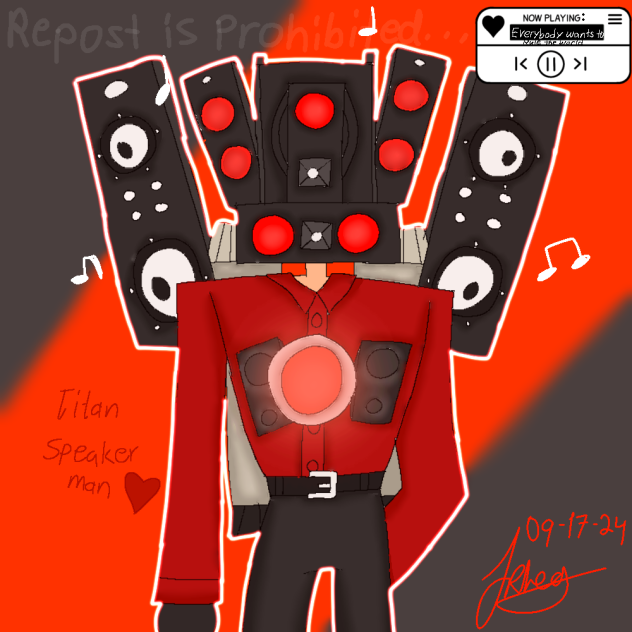Titan speakerman 🔊♥️