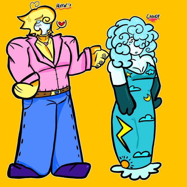 MIRROR AND CLOUDY GIJINKAS