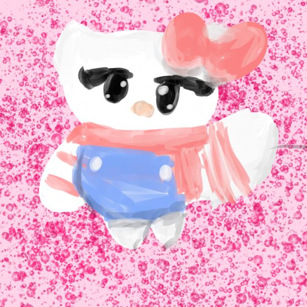 Hello kitty in my style - ibisPaint