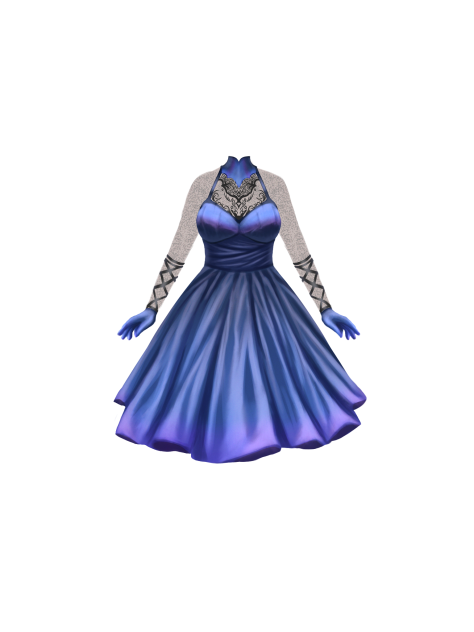 fancy violet outfit