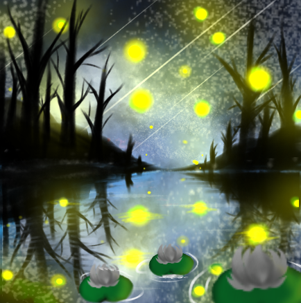 Warm lights - ibisPaint