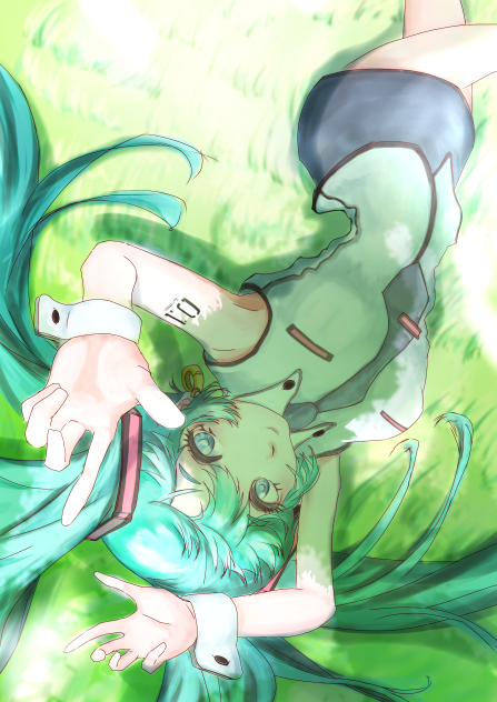 こっち来てみ  Come over here.