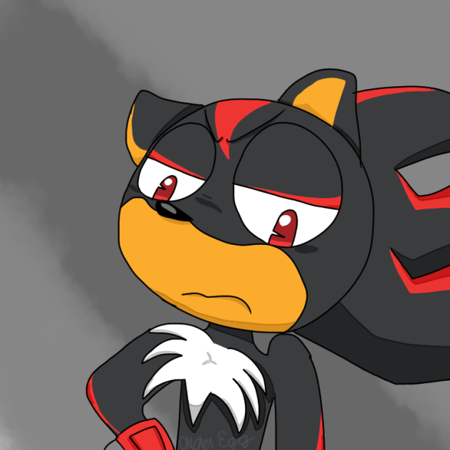 Shadow from Sonic the hedgehog