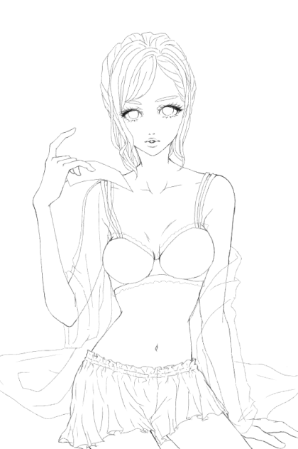 【線画】何着ていこう？