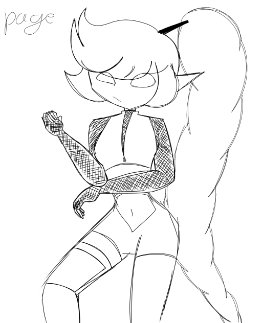 Page (old) (unfinished) sketch