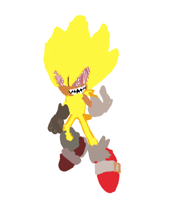 Соник exe супер - ibisPaint