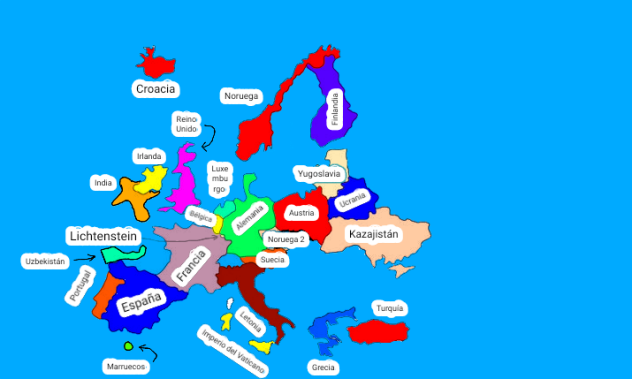 Europa según los británicos