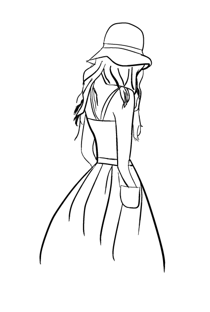 Girl with a hat