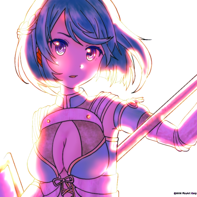 「塗りマス！ジャンヌダルク」リメイク塗り