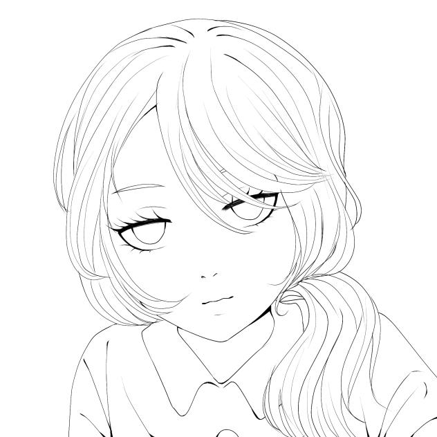 Hana (lineart)