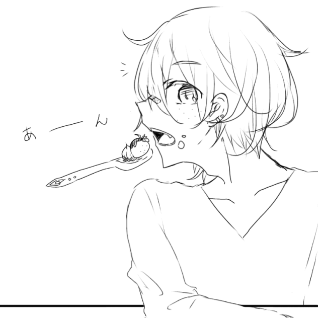 スウィーツ[線画]