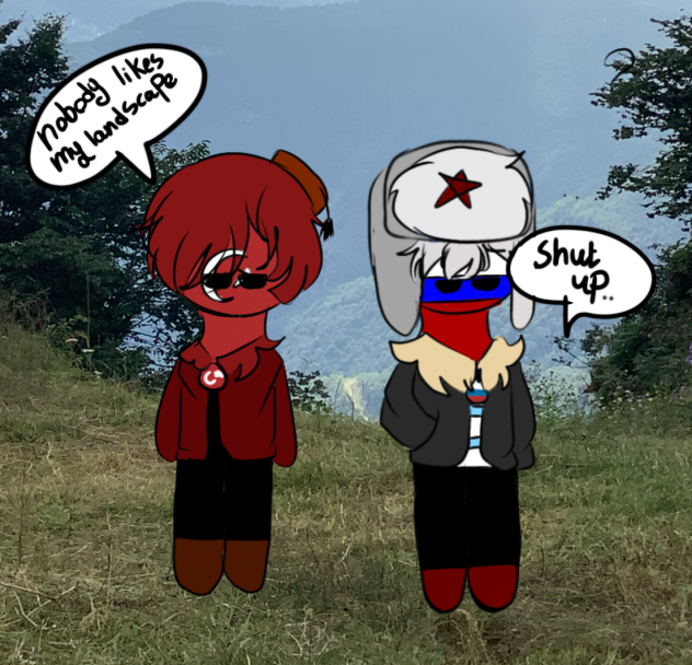 Countryhumans russia and turkey