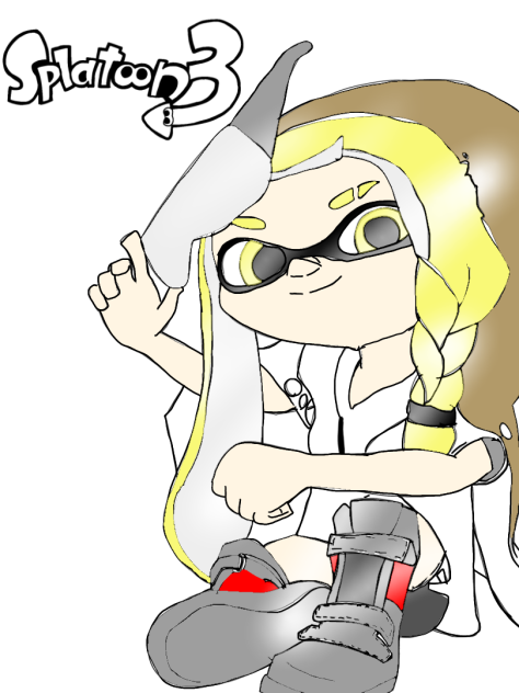 スプラトゥーン3！色塗りちょこっとアレンジ♪