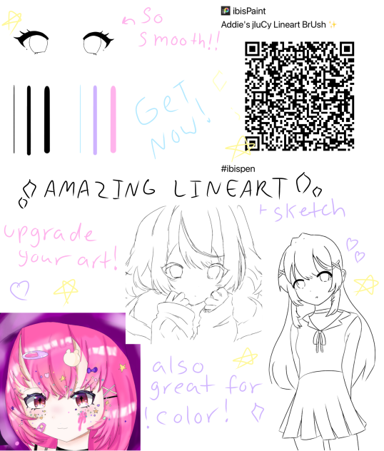My fav lineart brush!! - ibisPaint