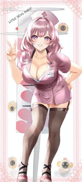 ナースと羊の助手