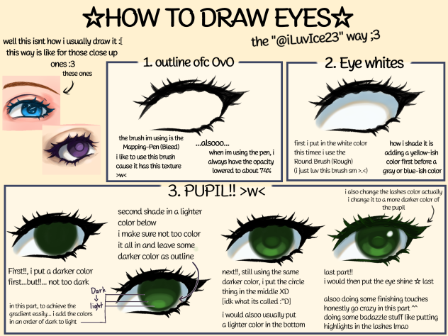 How i Draw eyes 👁