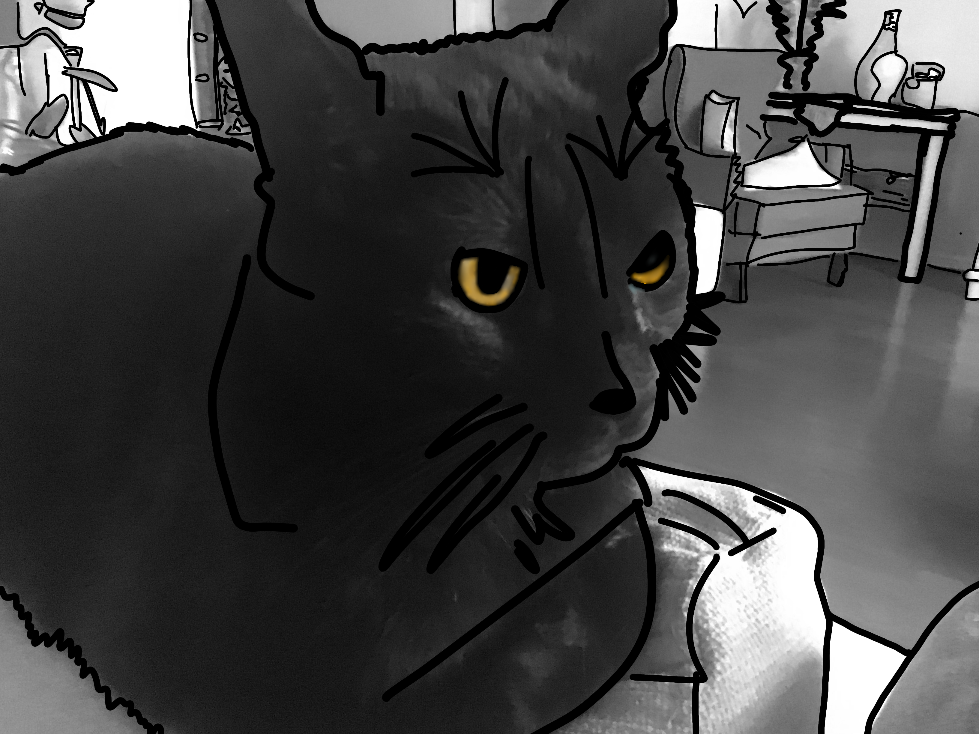Just sketching for over 30 MINUTES - ibisPaint