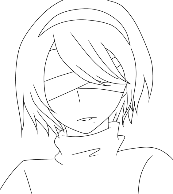 2B  線画