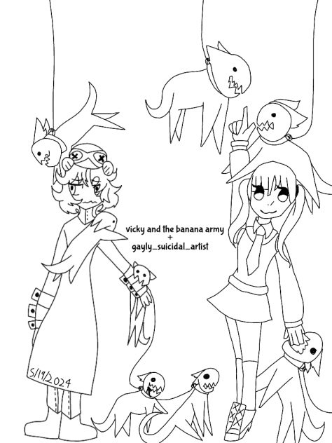 cat date lineart