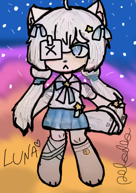 Oc luna 🌟✨💫⭐️🌙🔷💟