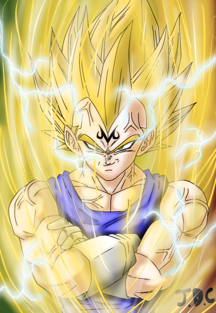 Majin Vegeta color