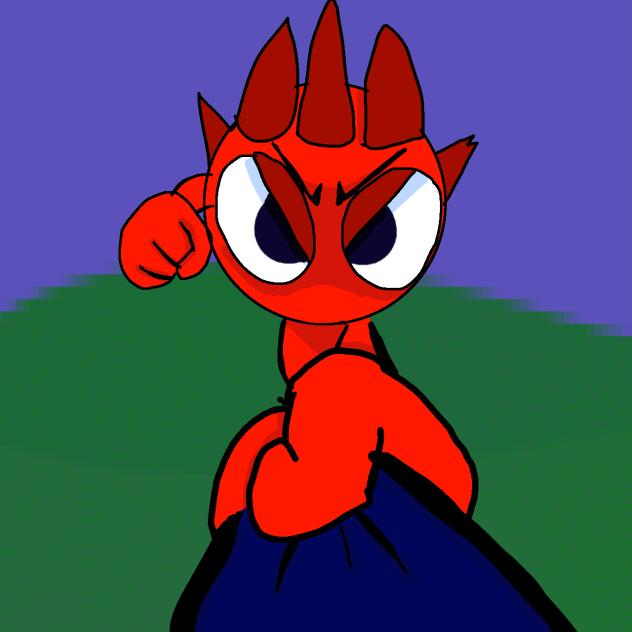 he’s angry!