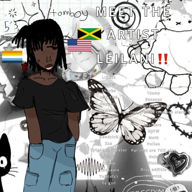 MEET THE ARTIST‼️⭐️🪼🦈🍎🇯🇲🇺🇸