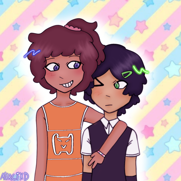 Anne as Kel and Marcy as Sunny