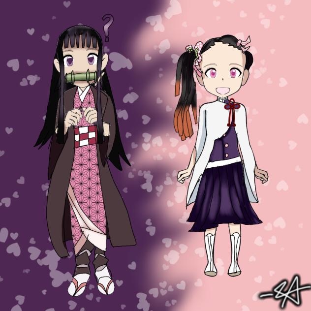 Playing cosplay ft. Kanao & Nezuko