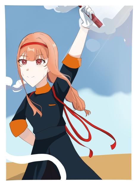 赤のアンカー