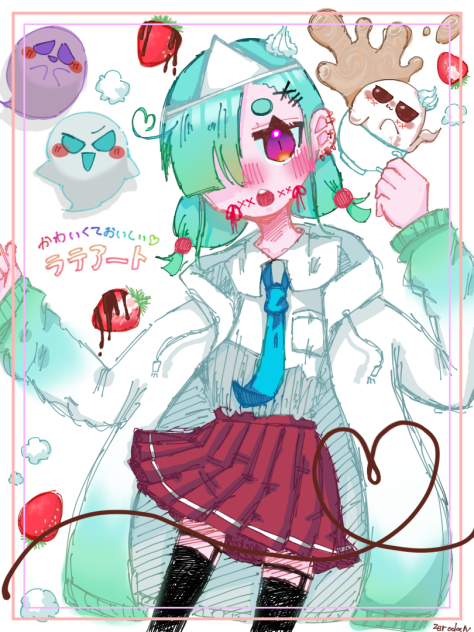 ☕️ラテアート☕️