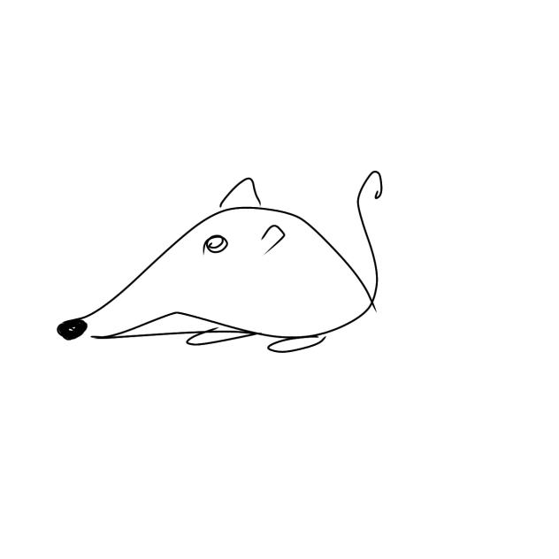 I asked my mom to draw a rat UvU