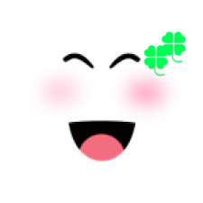 I'm so lucky lucky face