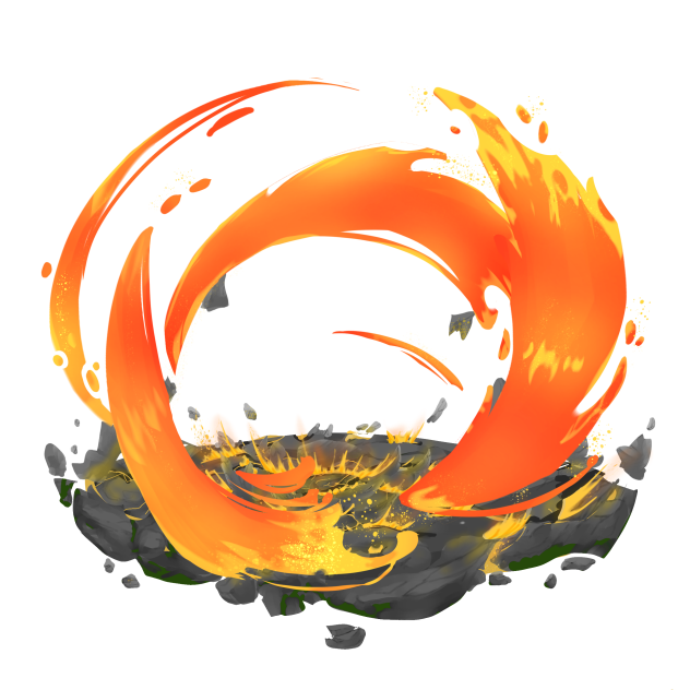 IBM2605 fire fx background a