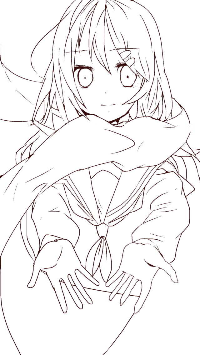 アヤノ良かったら塗ってください Ibispaint