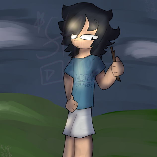 He dun did found a stick