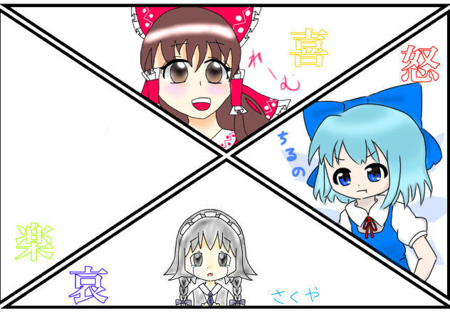 東方 合作 喜怒哀楽！！