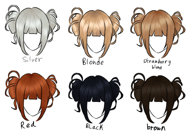 Mostly natural hair colours