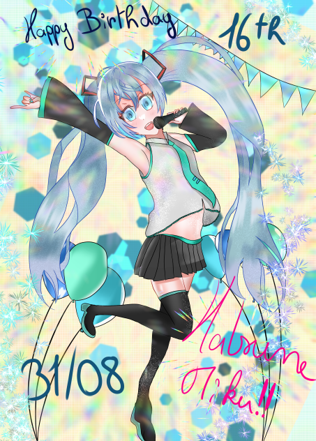 Hatsune Miku ❤️ Birthday!