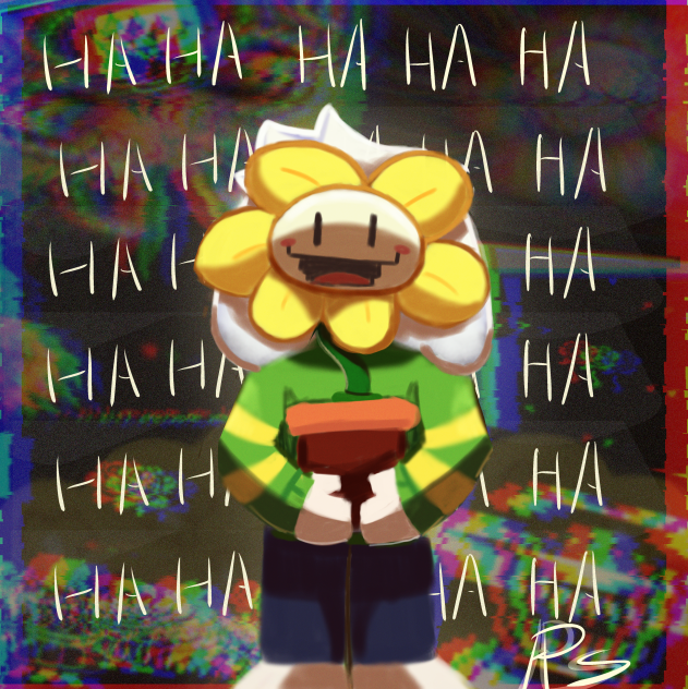 Flowey and asriel