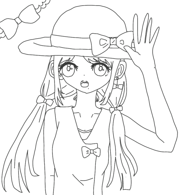 リボンと少女