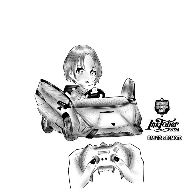 INKTOBER 2024 DAY 12 REMOTE