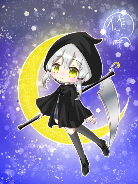 オリキャラの月夜ちゃんと星になったミジンコ