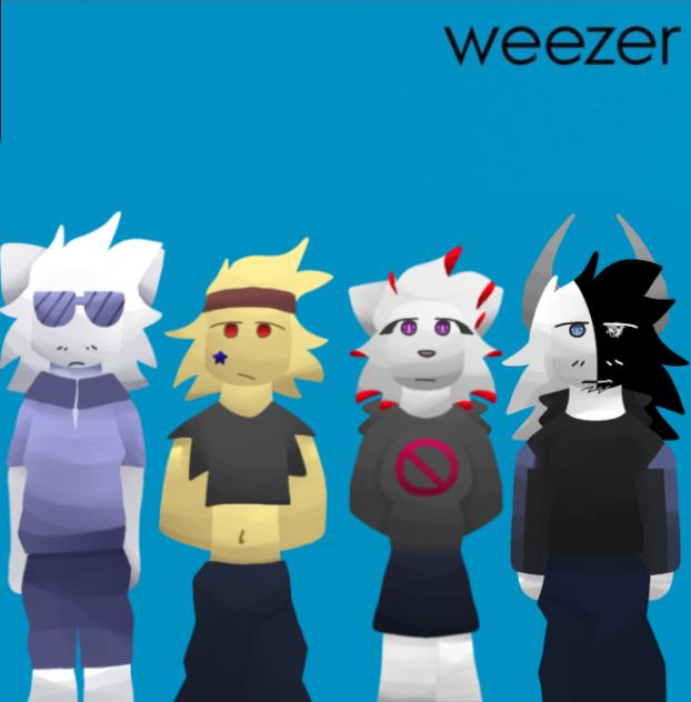 weezer but its my ocs (shading test)