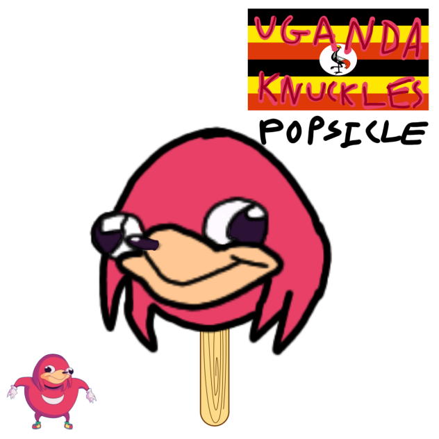 Uganda Knuckles Popsicle