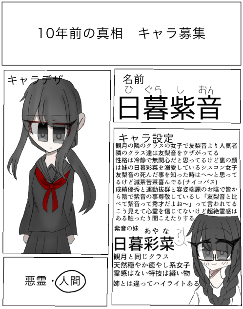 彩菜(妹)を溺愛してるシスコン日暮紫音