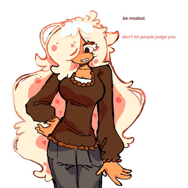 modesty.
