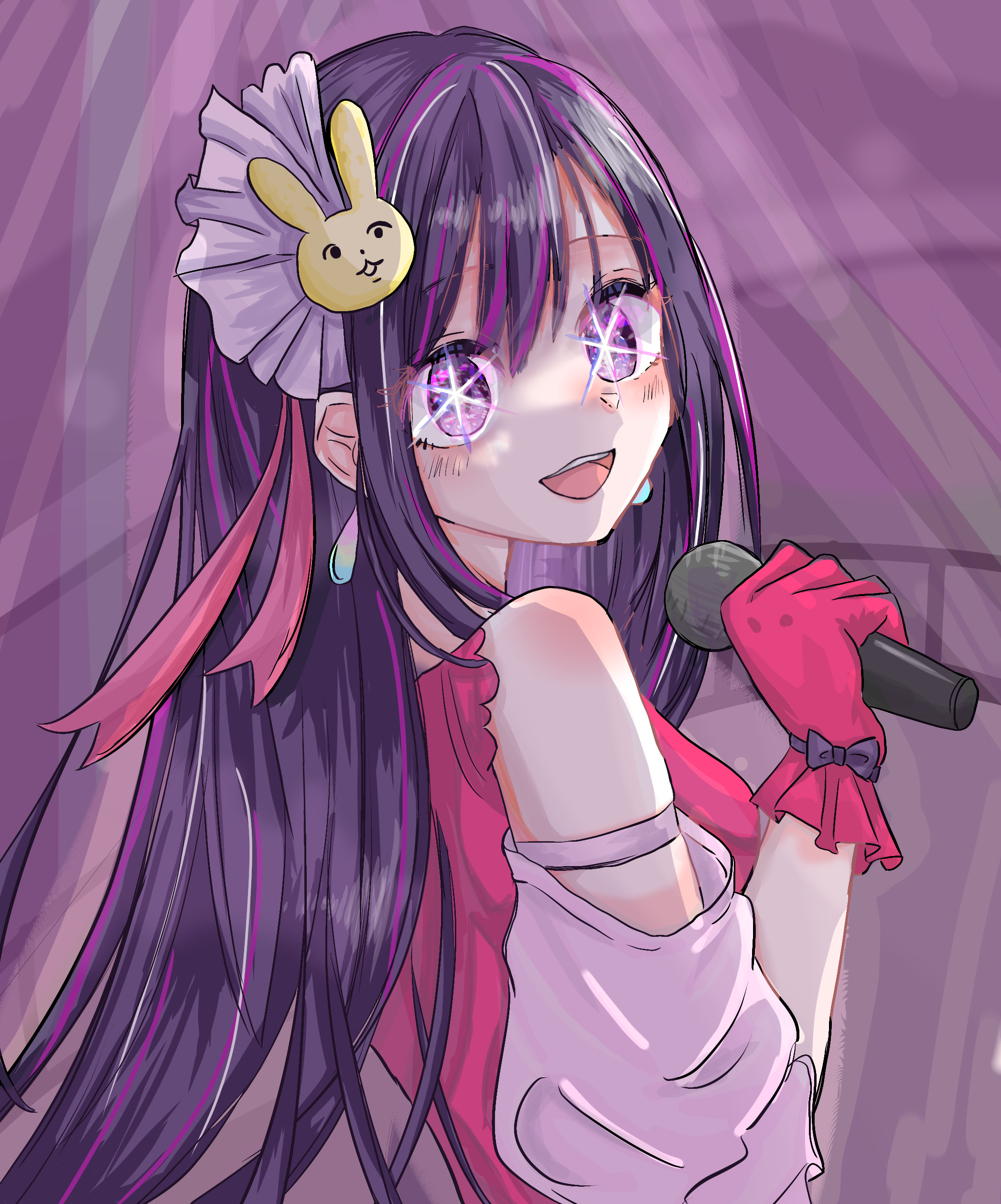 星野アイ絵 色鉛筆で星野アイを描きました💫 ・ ・ ・ #推しの子 #星野アイ