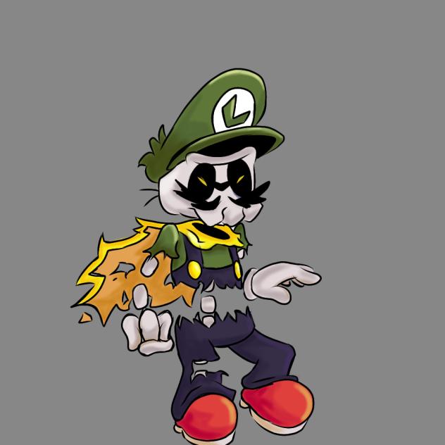 dry bone luigi fanart