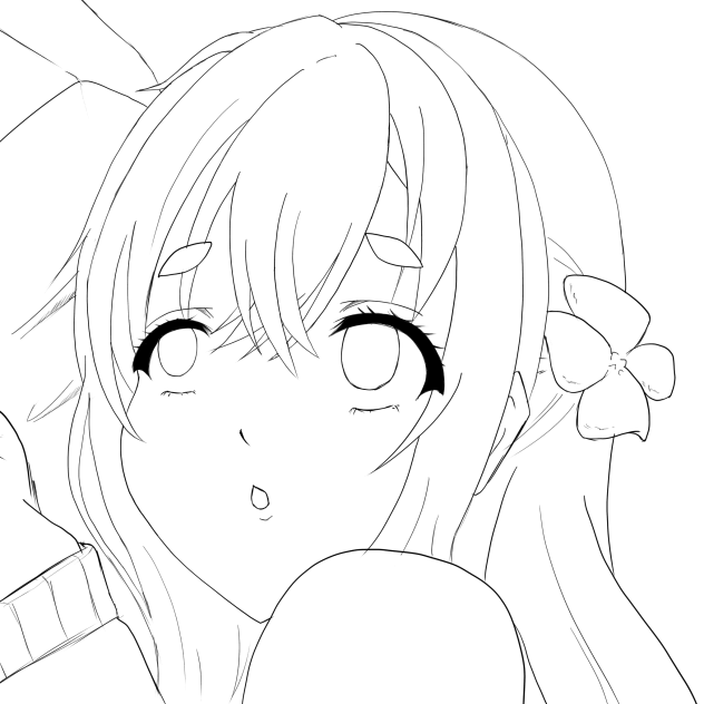 【線画】おねだり